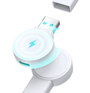 Apple watch USB + Type C [白色]便攜式手錶充電器