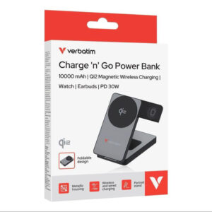 Verbatim Qi2 15W PD 30W 磁吸無線充電行動電源 10000mAh